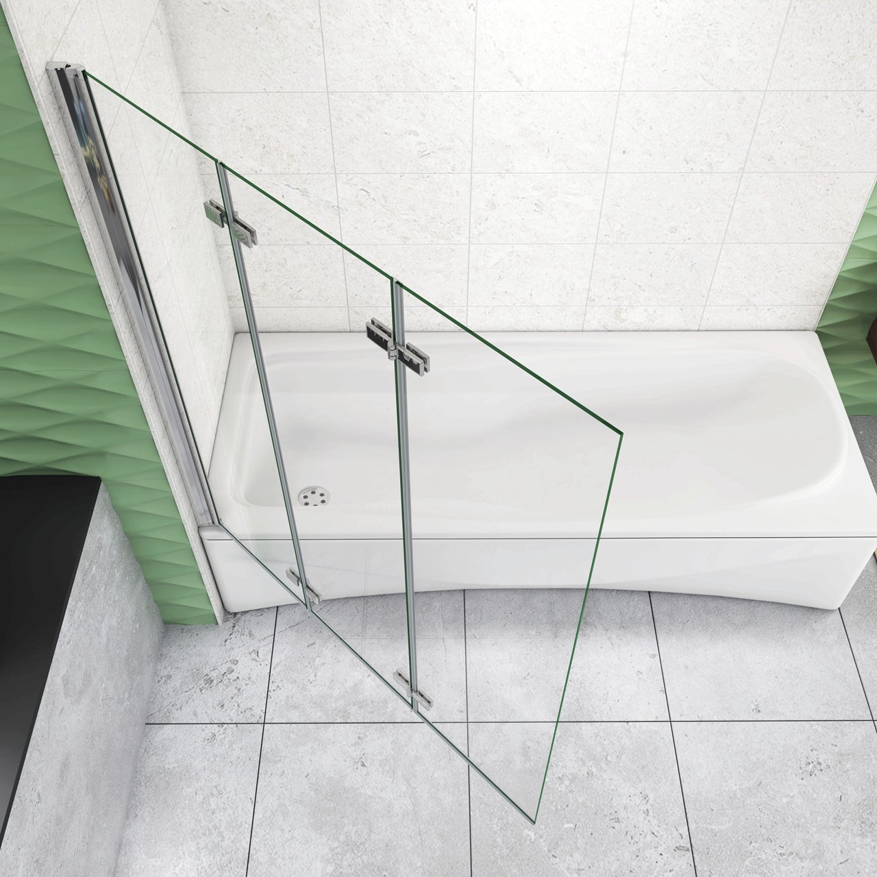 parete per vasca da bagno