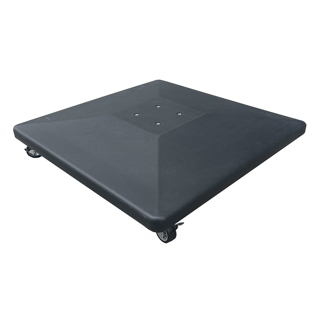 Pied de parasol carré en ciment anthracite 91 kg Graphita - 2