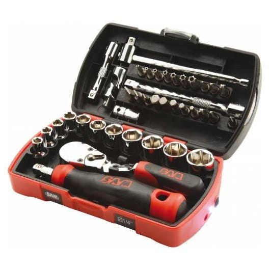 WORKPRO Coffret de Douilles Compact avec Clé à Cliquet 3 WORKPRO Coffret de Douilles Compact avec Clé à Cliquet 3