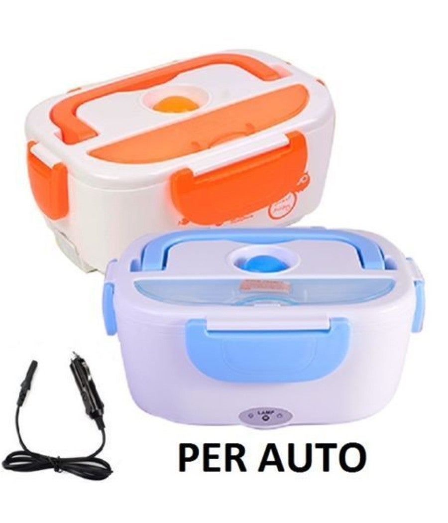 Trade Shop - Portavivande Termico Scalda Porta Pranzo Contenitore Elettrico Da Casa E Auto - - 2