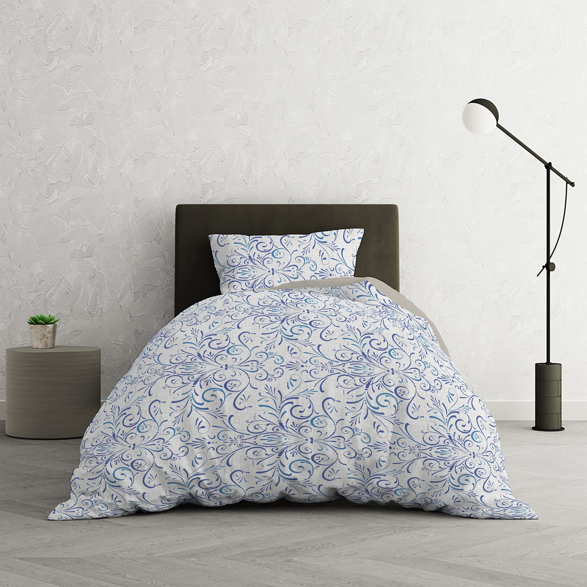 PARURE COPRIPIUMINO FANTASY PIAZZA E MEZZA ORNATO TEX - 3