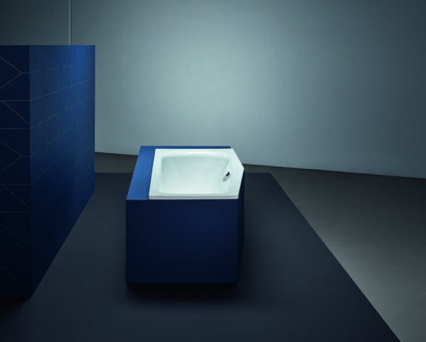 BetteLuna Baignoire à encombrement réduit, côté pieds à gauche, 1700x750x450mm, 2750-000Plus, Farbe: blanc brillant - 2