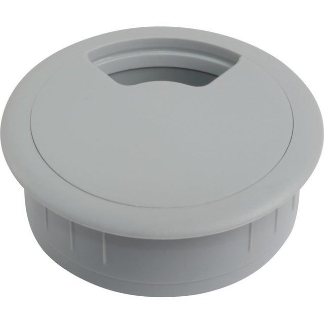 Passe-câble D60 mm - Hettich - Gris