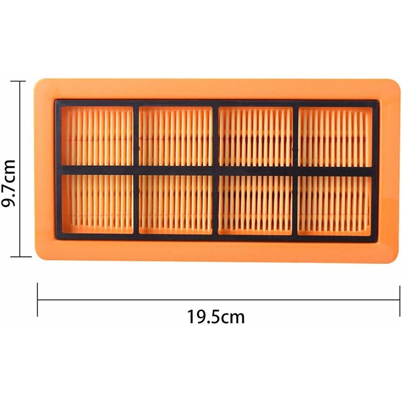 2 Filtre Remplacement pour Aspirateur Kärcher AD 3200, AD 3 Premium et AD 4 Premium - 2