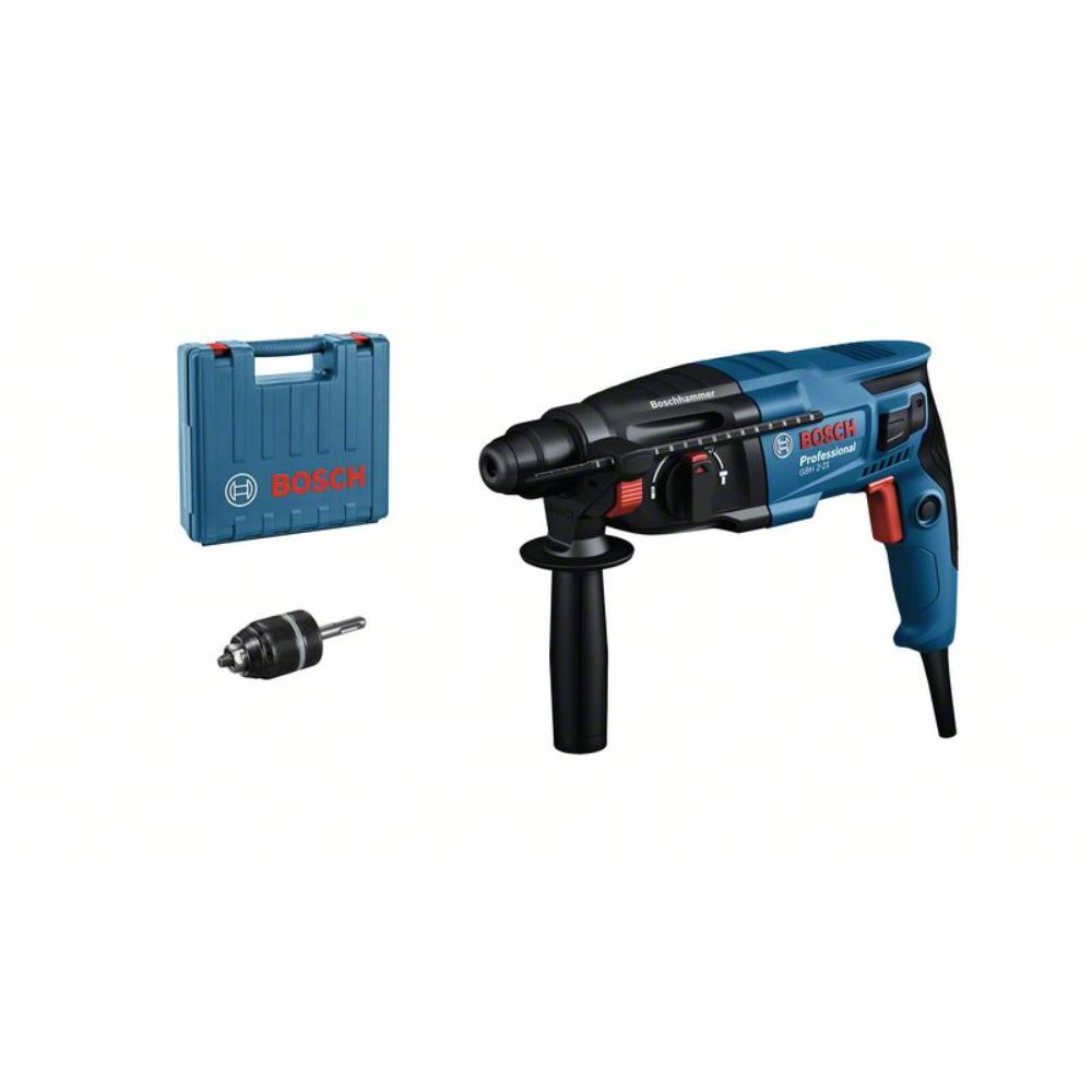 Młot udarowy Bosch mocny 720 W 2 J czarny niebieski czerwony - 6