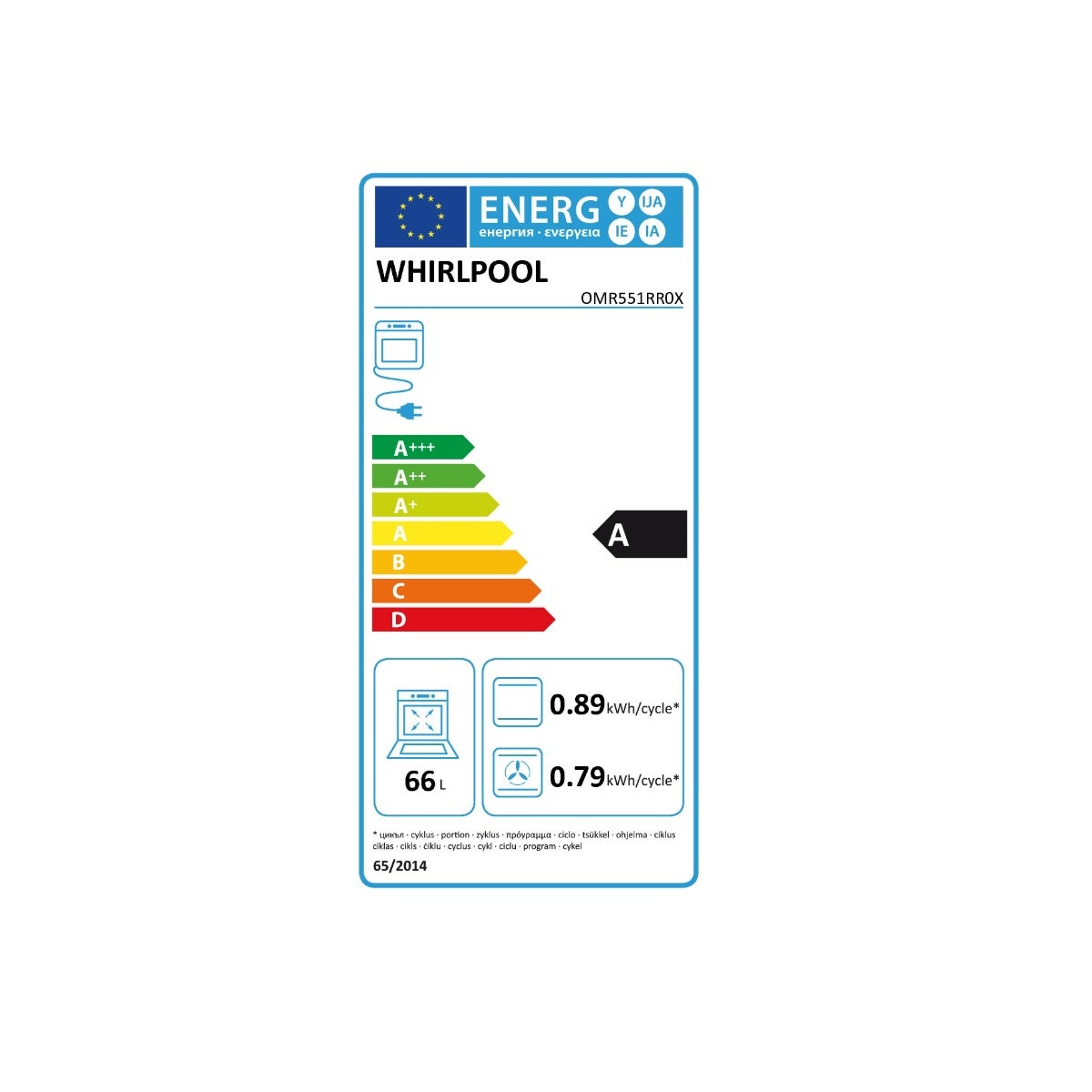 Four Whirlpool OMR551RR0X - 2