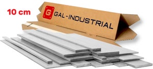 Fer Plat Acier S235 50x10 Mm - Longueur Personnalisable 100 à 300 Cm | Idéal Bricolage & Construction Robuste