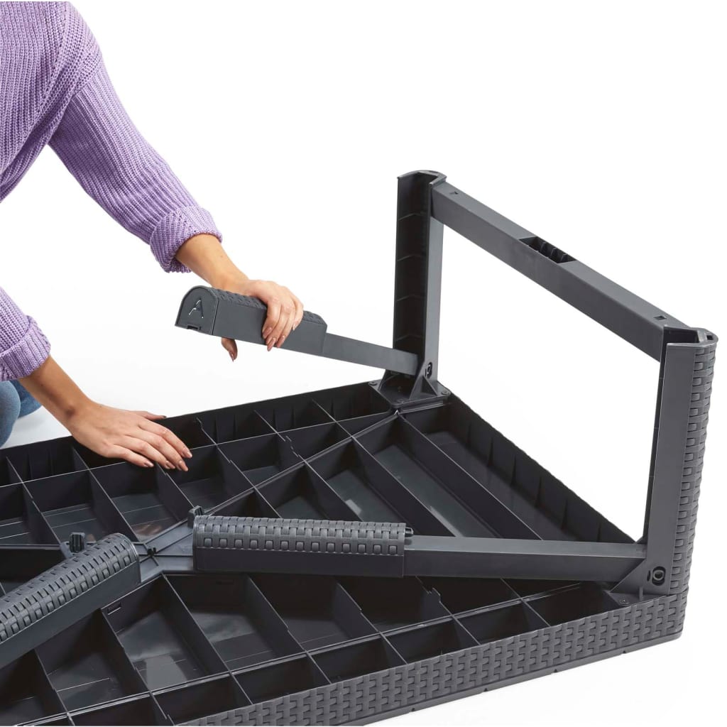 Keter Tavolino da Giardino Lyon Grafite 232300 - 7