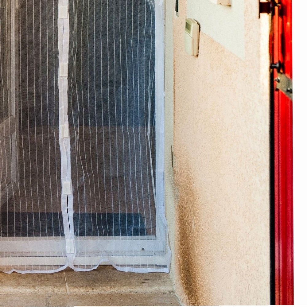Moustiquaire porte magnétique WERKA PRO 215 x 100 cm blanche - 8