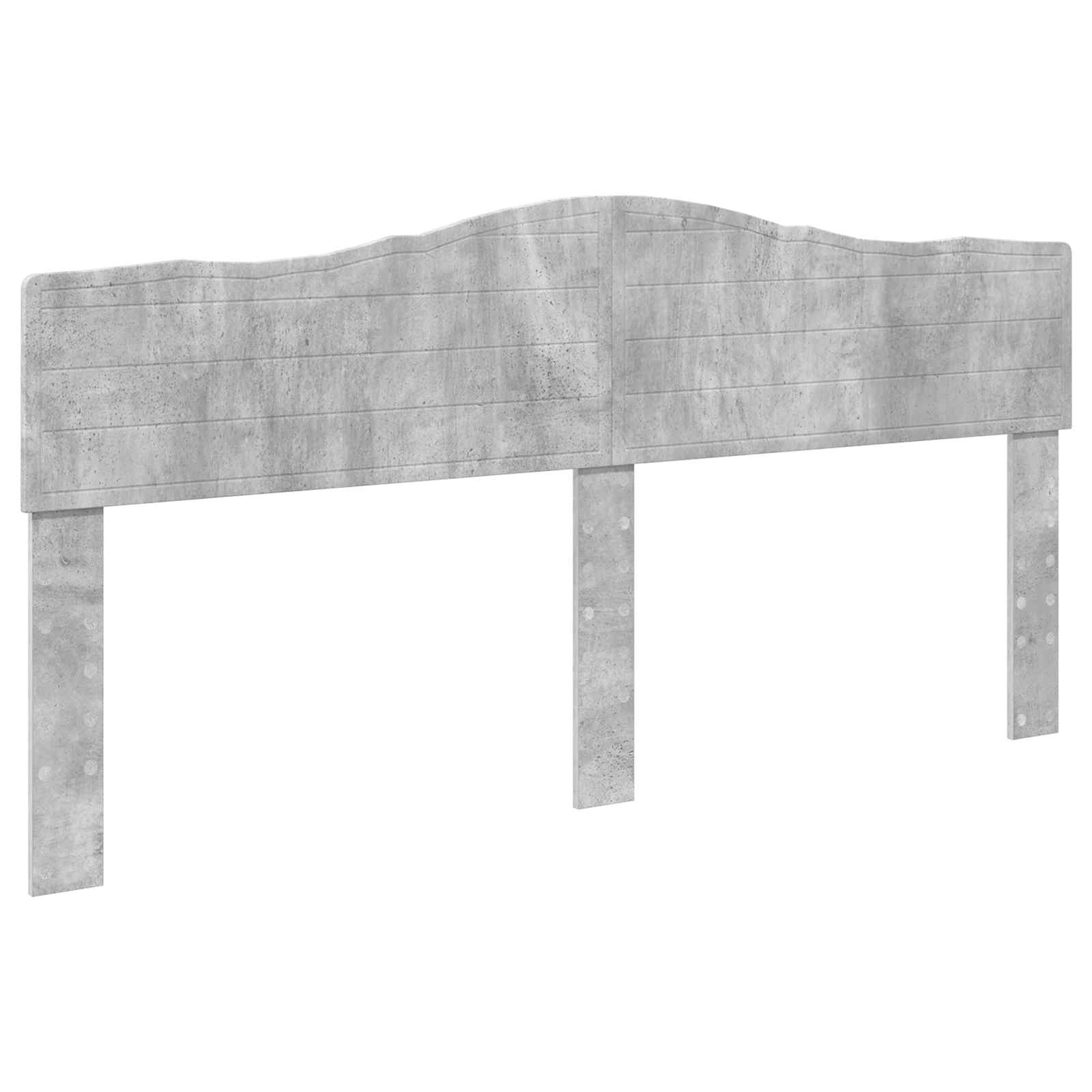 Cadre de lit béton 180 x 200 cm bois de pin massif - 6