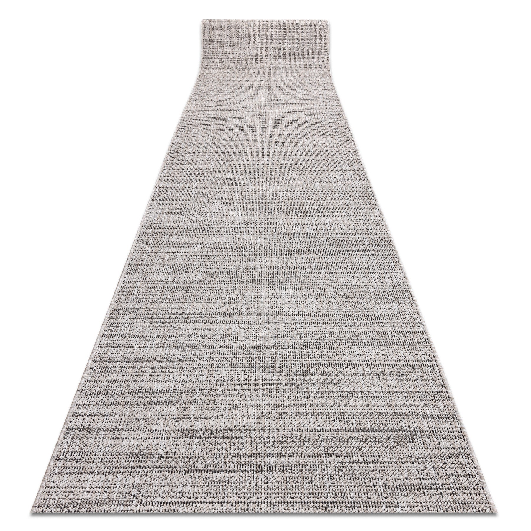 Alfombra de pasillo sizal floorlux modelo 20389 plateado / negro 80 cm 80x120 cm