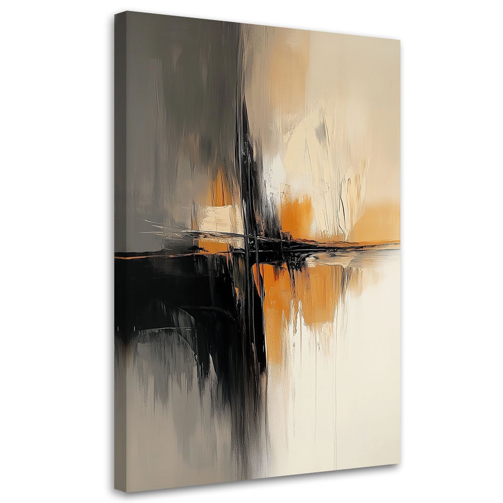 Obraz na płótnie, Abstrakcja w odcieniach Beżu 80x120