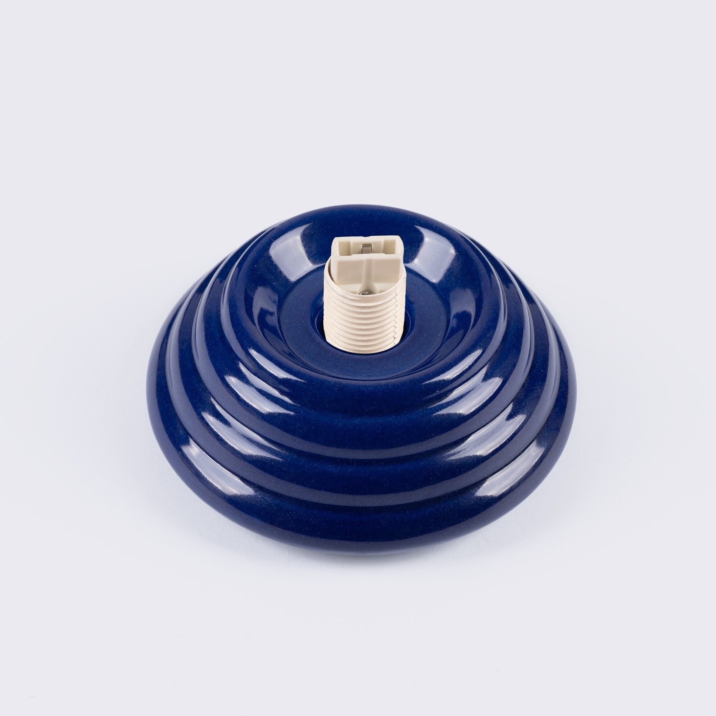 Lampa sufitowa ceramiczna szkliwiona ZORI ultramaryna 1xG9x8W ceramika / gips wym:12x12x16cm IP44 Sollux Lighting - 6