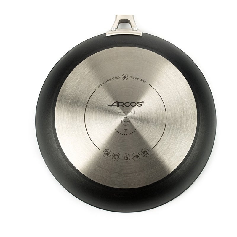 Set Padelle ARCOS Samoa 20 E 24 Cm - Alluminio Forgiato, Induction, Lavabile In Lavastoviglie, Nero - Foto 6