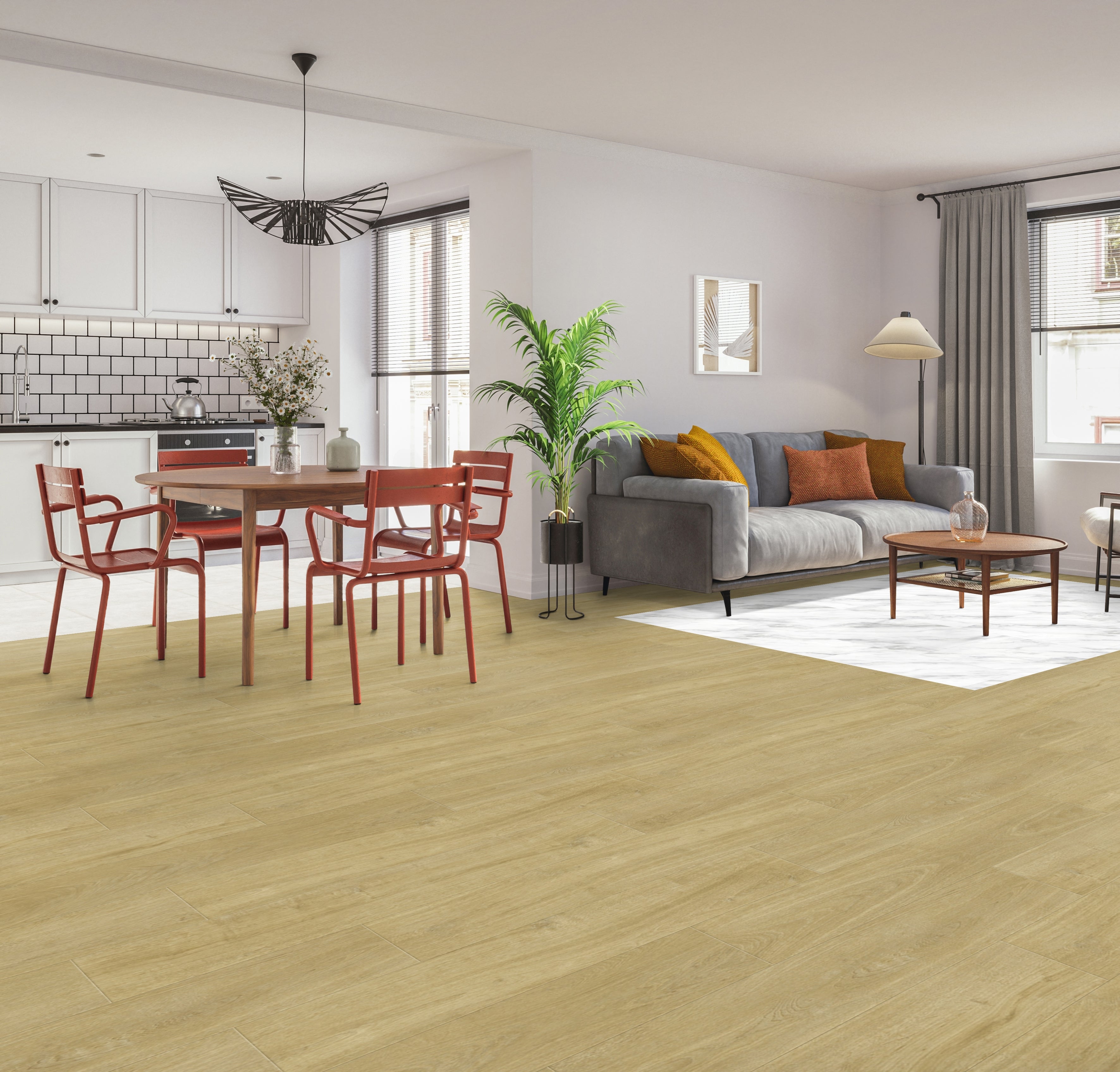 Lame PVC autoplombante sous-couche intégrée effet bois madera miel GERFLOR Senso Unik - 10