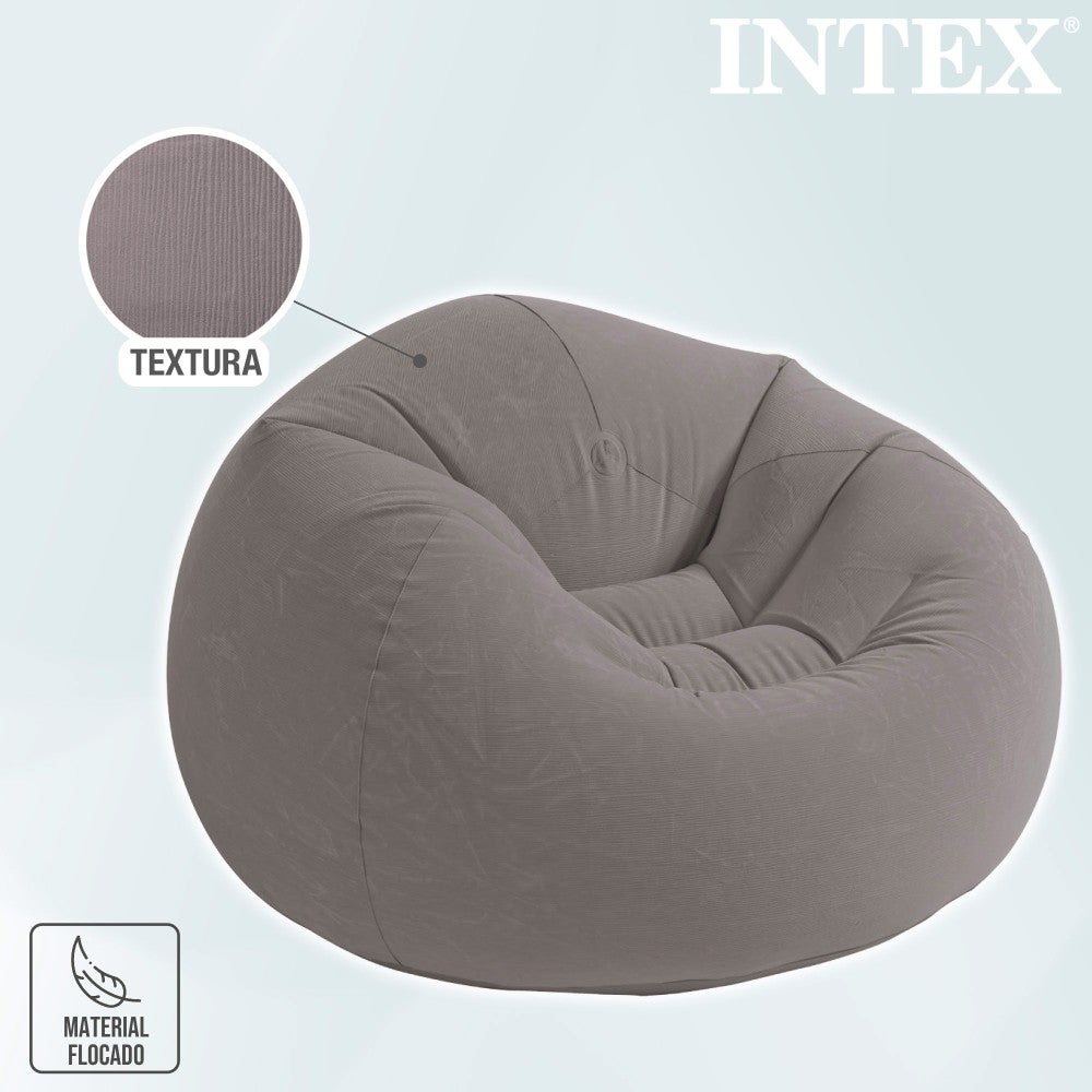 Sofá insuflável INTEX Beanless Bag 114x114x71 cm - 2