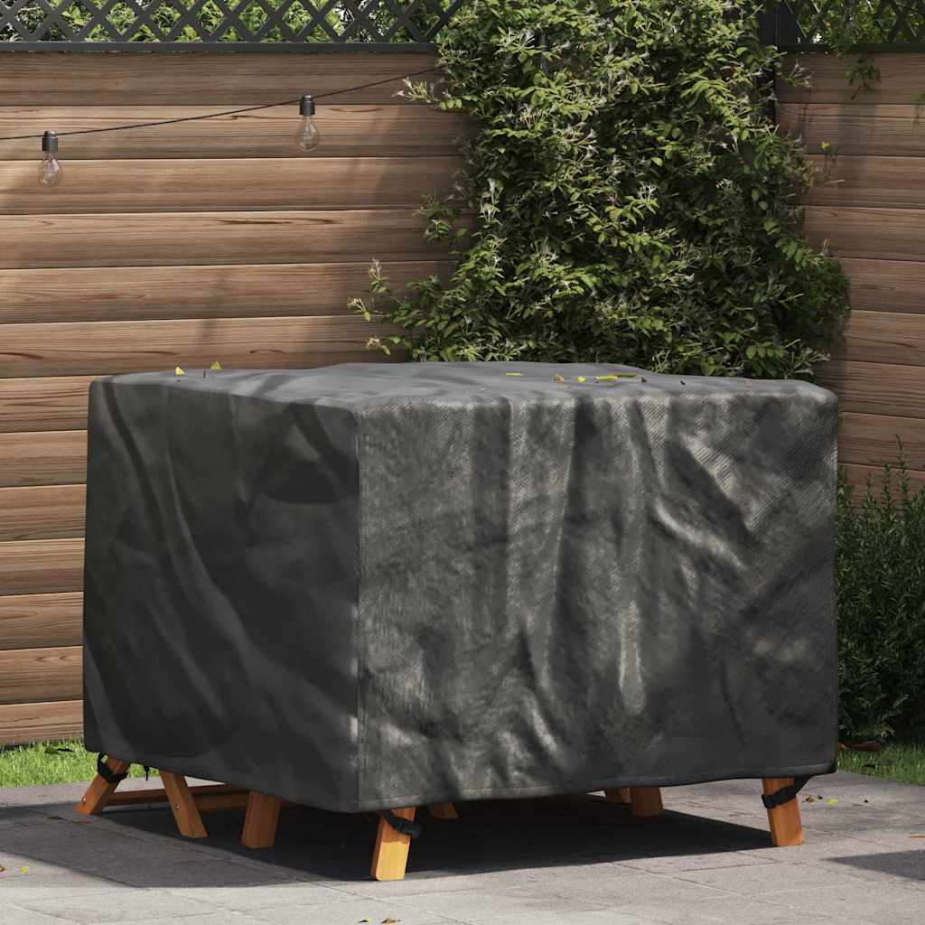 Pokrowiec na meble ogrodowe Czarny 113 x 113 x 73 cm 210D