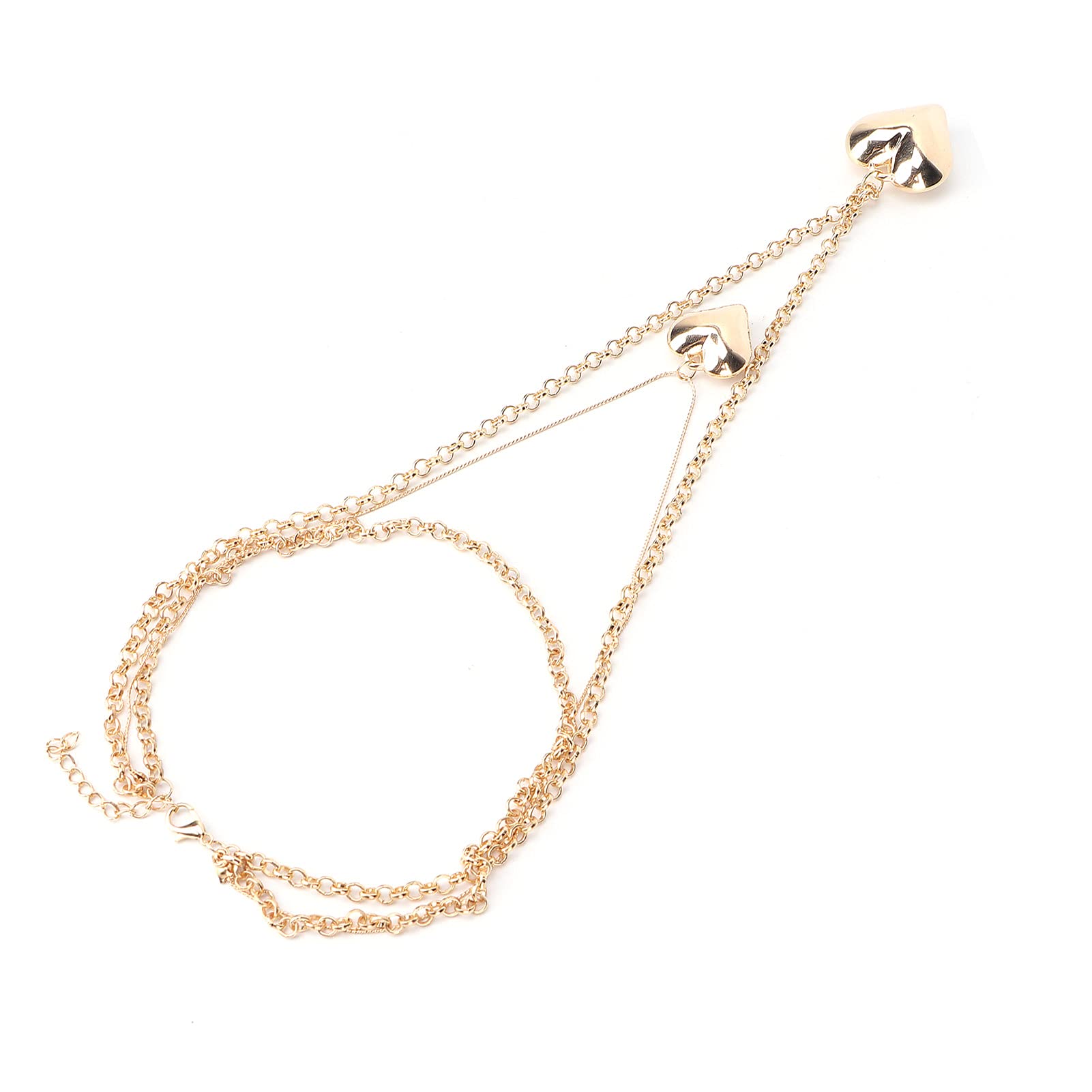 Weenkeey Juego de 2 collares y anillos con signo de dólar, collar de dólar hip hop, collar de cadena de oro con diamantes de imitación para hombres y mujeres, Metal Weenkeey Juego de 2 collares y anillos con signo de dólar, collar de dólar hip hop, collar de cadena de oro con diamantes de imitación para hombres y mujeres, Metal