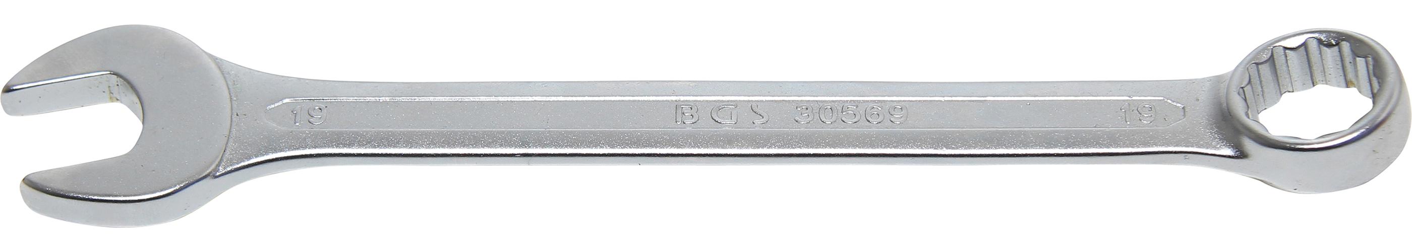 Klucz płasko-oczkowy BGS 19 mm - 30569