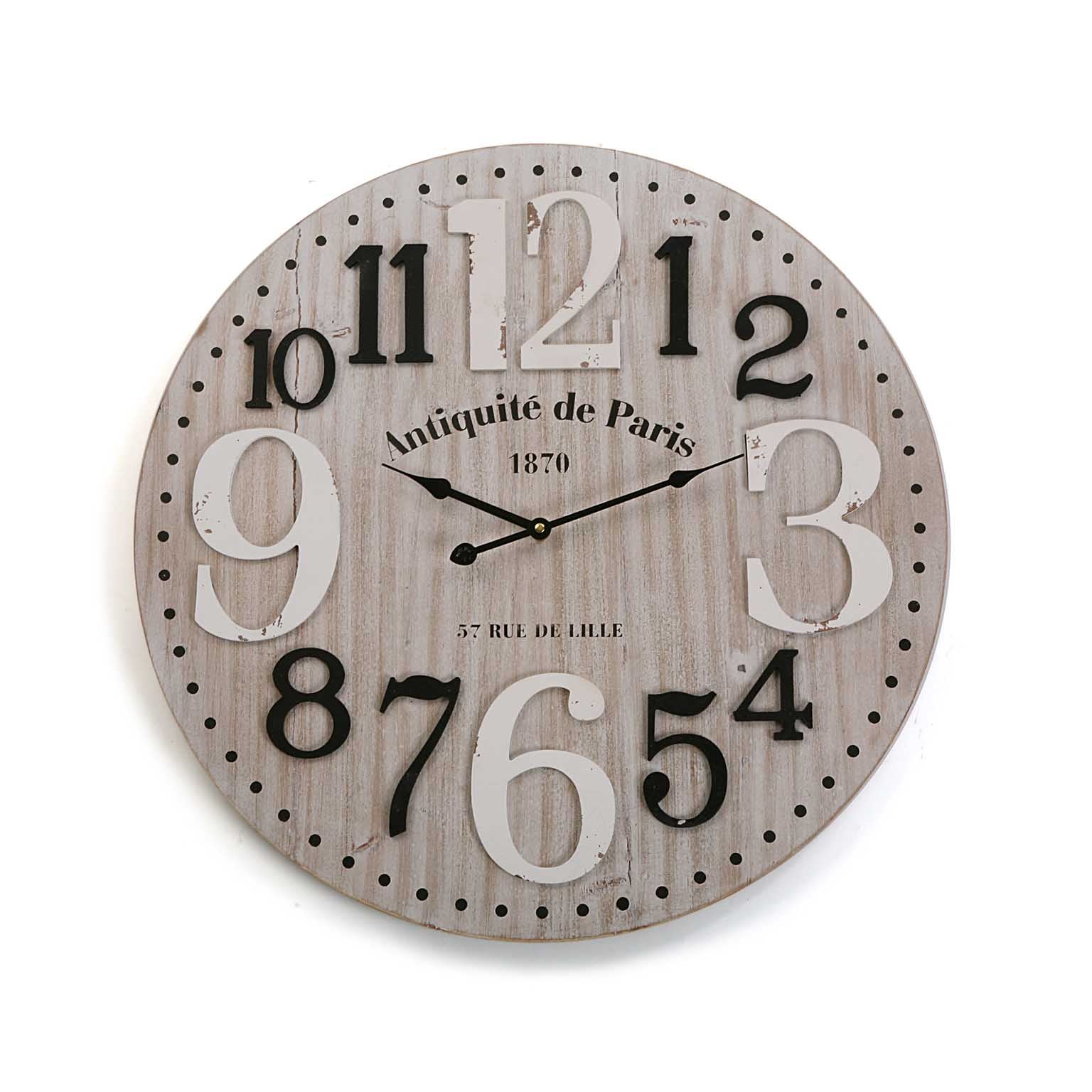 Versa Charleville Horloge Murale Pour La Cuisine Le Salon La Salle