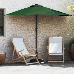 Ombrello Verde Elegante Con Manico Storto &ndash; Grande Baldacchino Antivento, Impermeabile (UK)