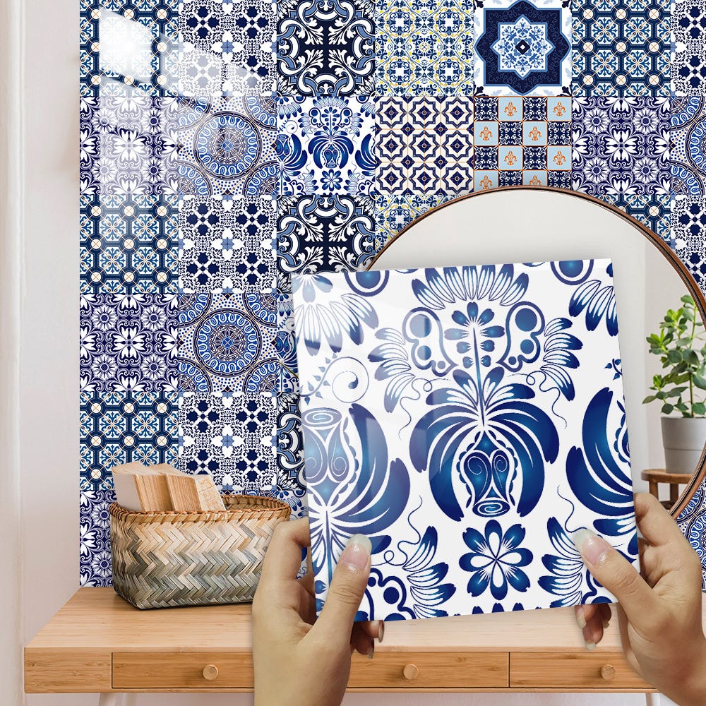 20*20cm) 10 pezzi adesivi per piastrelle tradizionali paraschizzi stacca e attacca paraschizzi impermeabile per bagno cucina A | Leroy Merlin 20*20cm) 10 pezzi adesivi per piastrelle tradizionali paraschizzi stacca e attacca paraschizzi impermeabile per bagno cucina A | Leroy Merlin
