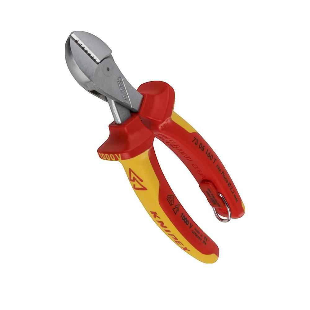 Obcinaczki diagonalne Knipex X-Cut długość 160 mm, stal chromowo-wanadowa