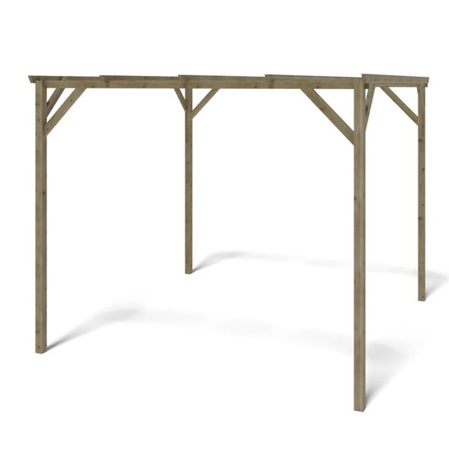 Carport, abri de voiture 3x3 m - 9 m2 - CAR12 - ALTANKA