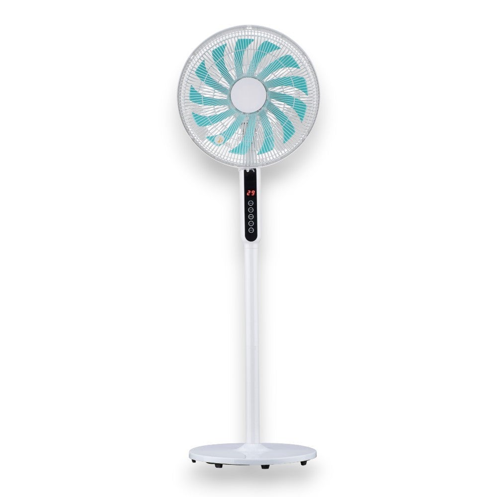 Bimar VP455T Ventilateur sur Pied avec Hauteur Réglable(max 147cm),Ventilateur Silencieux avec Commandes Electroniques Soft Touch, Minuteur,Hélice 40 cm avec 5 Lames,Moteur 60W,Oscillation Dx-Sx 90