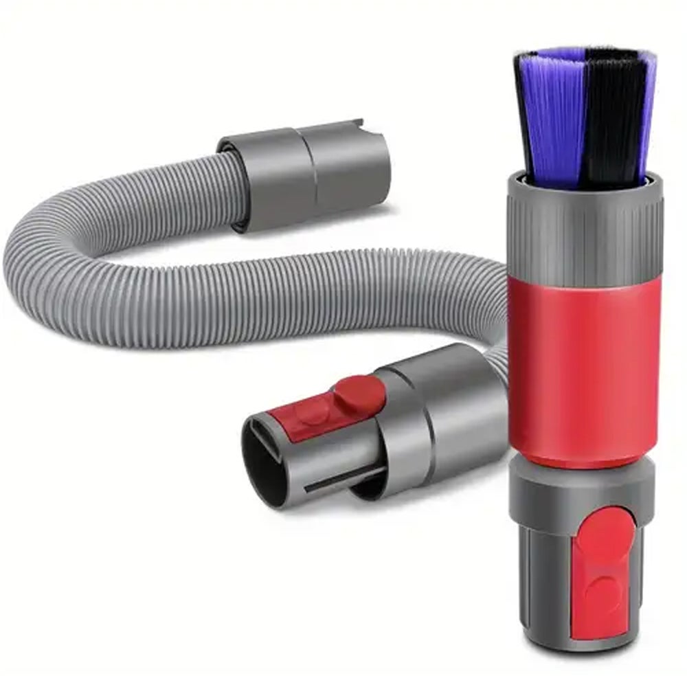 Wąż przedłużający pasuje do odkurzaczy Dyson Stick V15, V11, V10, V8 i V7 – szczotka do zbierania kurzu niepowodująca zarysowań i elastyczny wąż przed