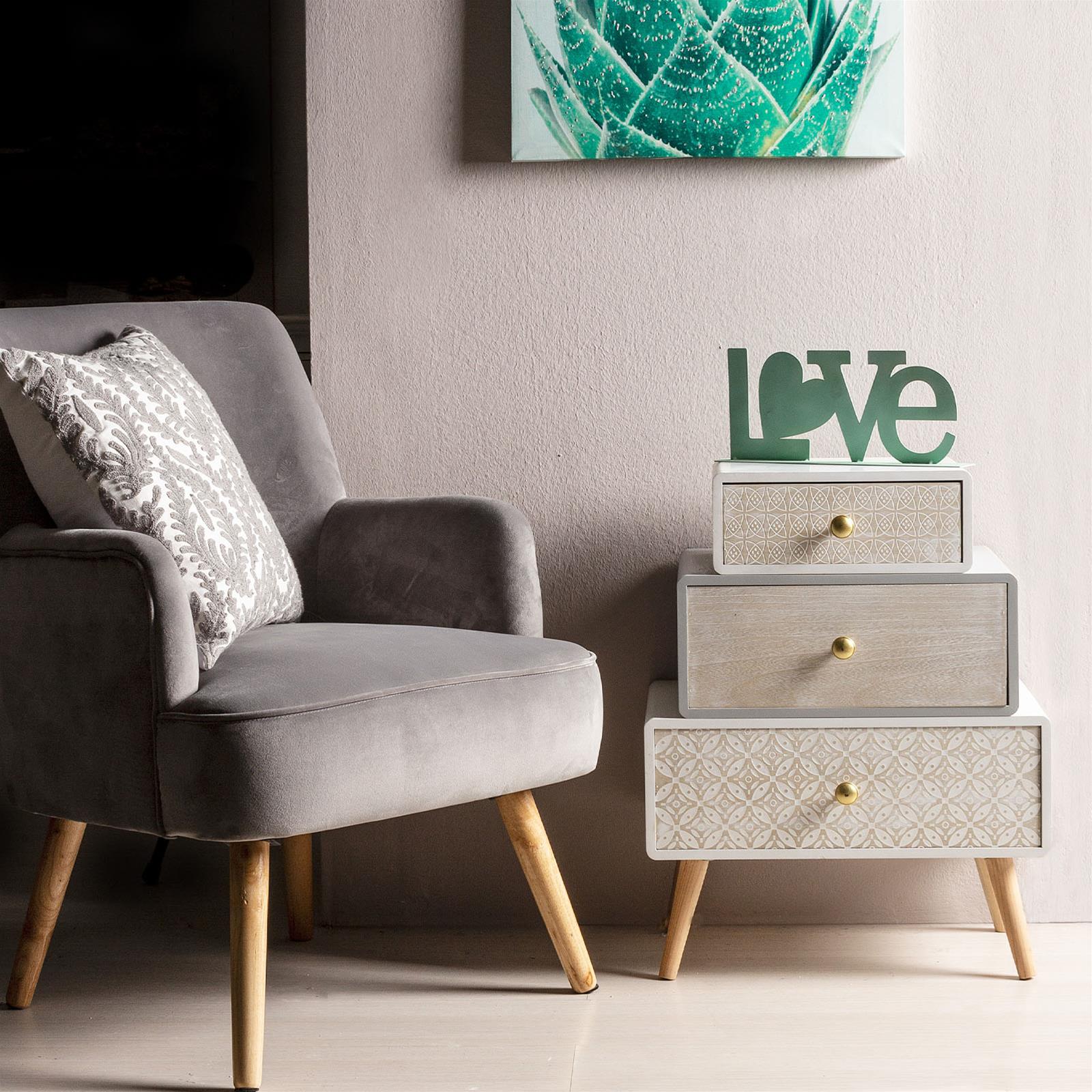 Fauteuil de salon vintage en velours vert foncé ADELINE 60x67x h79 cm - 2