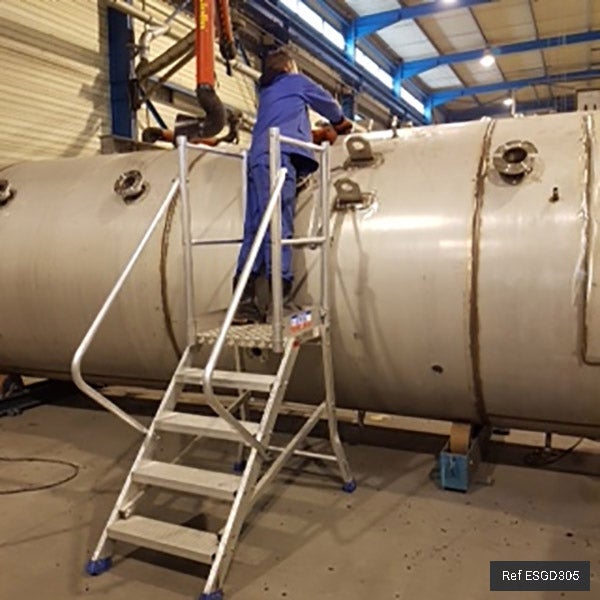 Plateforme d'accès - 5 marches - hauteur de travail max. de 3.00m - ES305 - 4