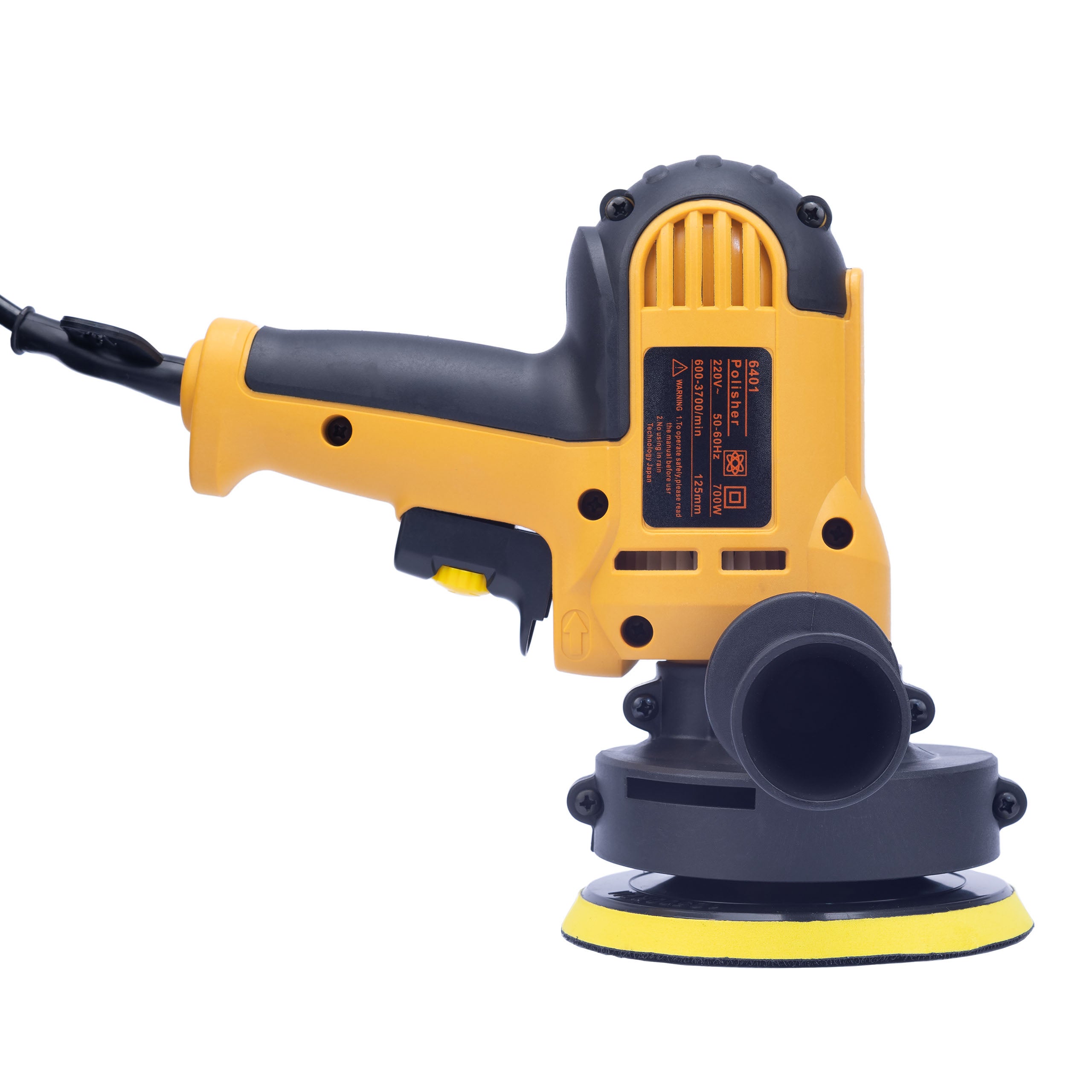 Polisseuse Voiture 700W 125 mm – Set 10 Tampons | Vitesse Réglable 600–3700 tr/min | Pour Auto, Bois, Métal - 3