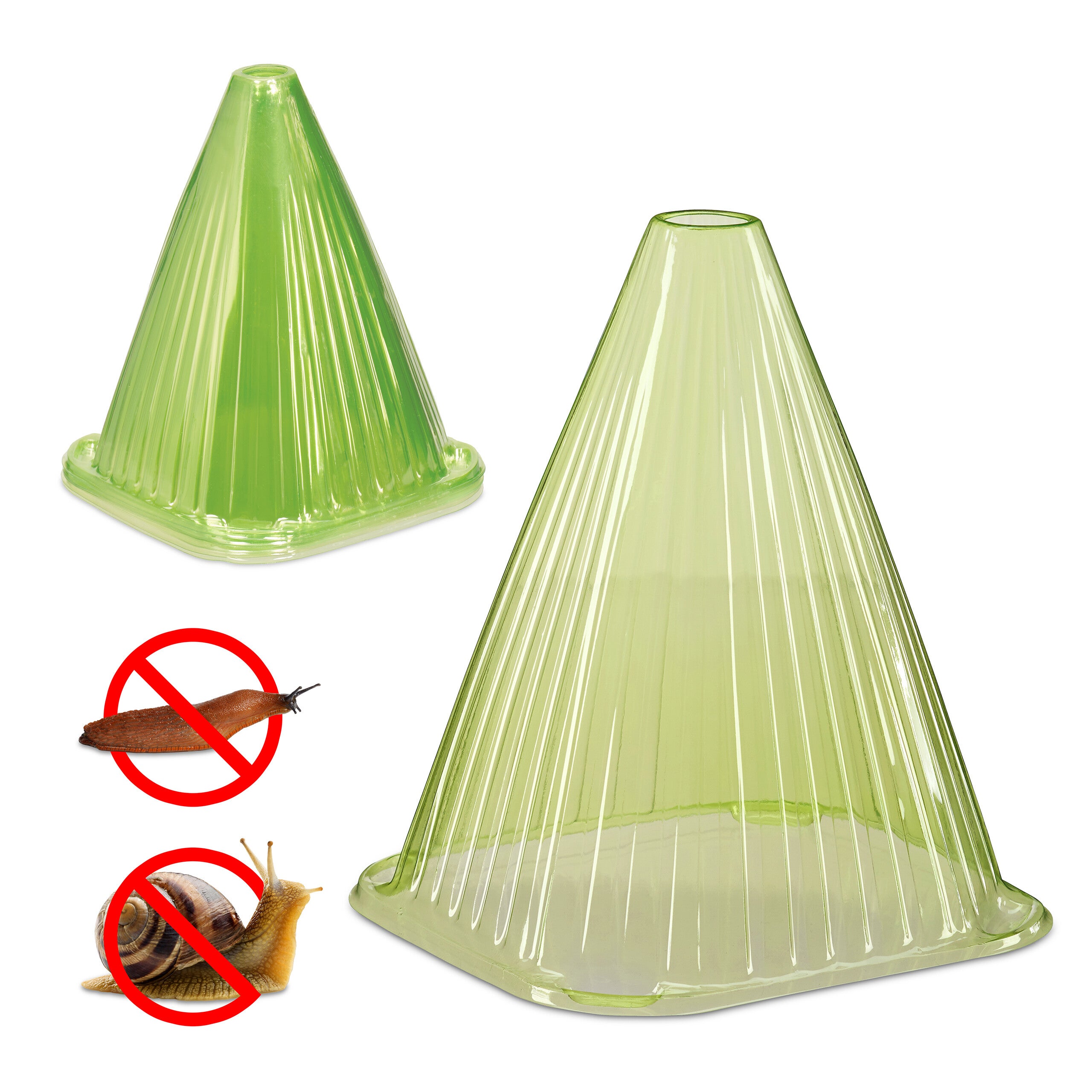 Lot De 80 Cloches à Salade Reaxdays En PVC Transparent - Protection Anti-Gel, Escargots & Intempéries, 22 X 19 X 19 Cm