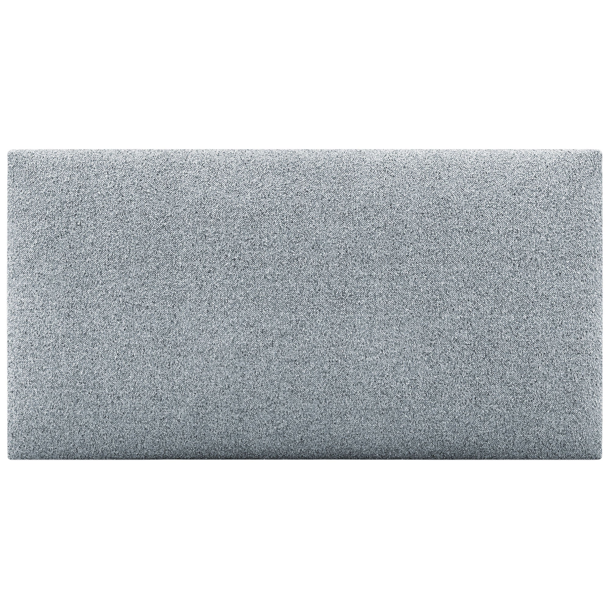 DHOME Cabecero de Tela AQUALINE Liso cabeceros Cabezal tapizado Cama Lujo (Tela Gris Perla, 95cm (Camas 70/80/90)) - 3
