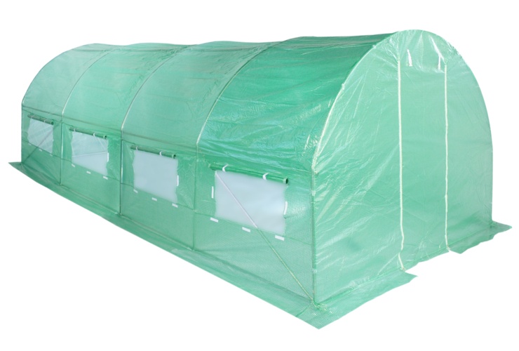 Tunel foliowy 3x6 m wzmocniony zielony
