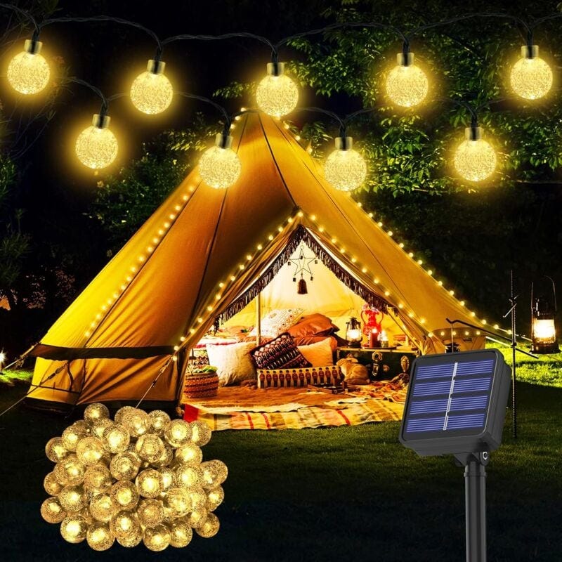 Sapin De Noël Solaire Extérieur Avec Piquet - Lumières LED Pour Jardin, Terrasse, Allée (75 Cm)