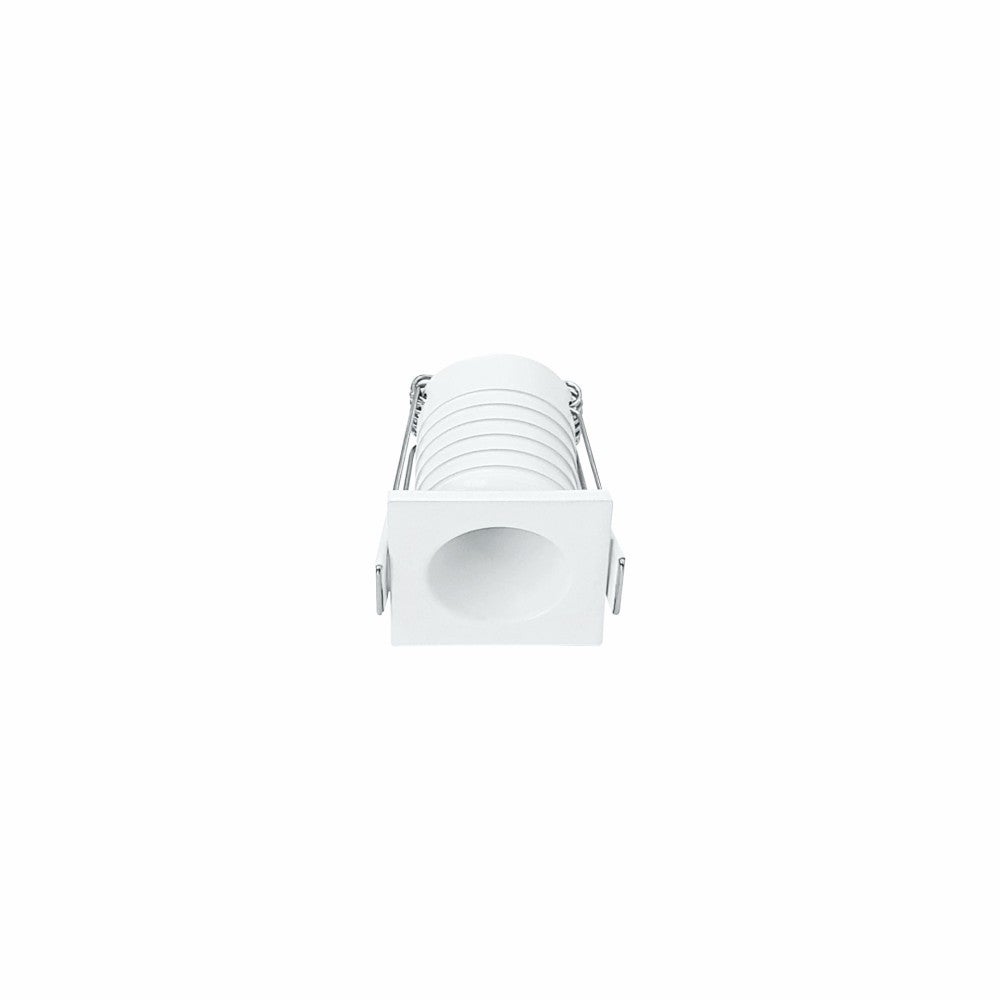Nano Pulsar Sq Recessed - 3,5W Reflektor wpuszczany do wnętrz, 30° wiązka światła, nieprzezroczysta biel, 35 mm, 2700K - Beneito Faure