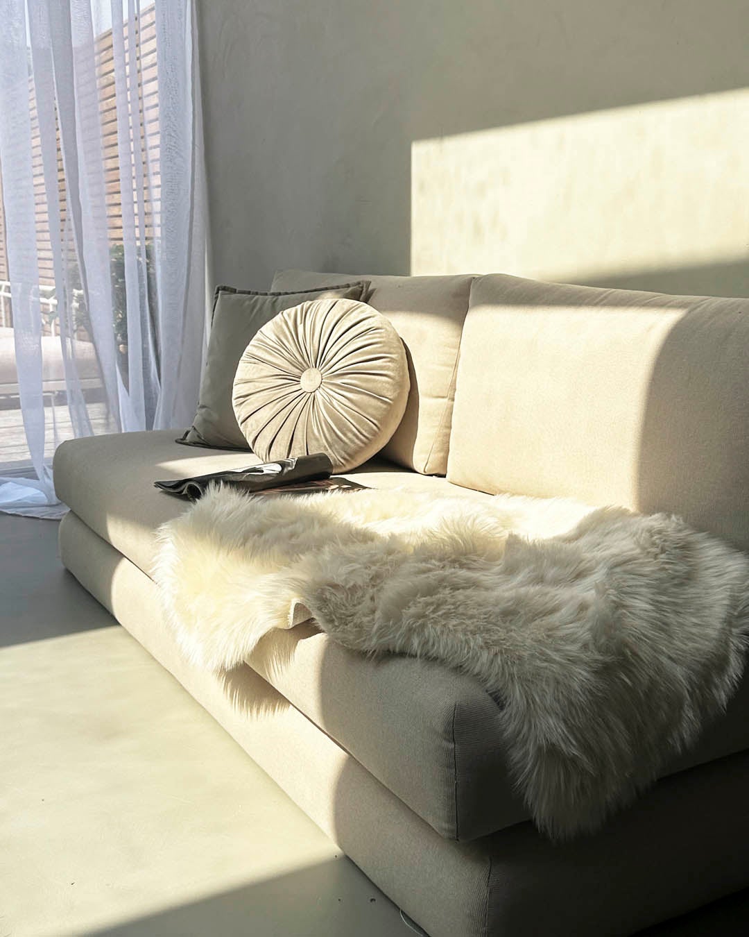 Rideau voilage transparent à galon fronceur - 140x270cm - Blanc - HOOMstyle - 4
