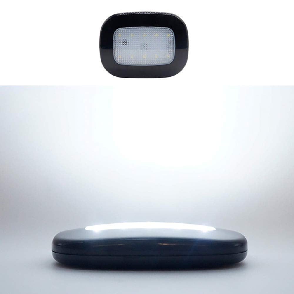 Lampa sufitowa LED do wnętrza samochodu lampa dachowa V ładowana przez USB lampki do czytania do przyczepy vana jachtu łodzi kampera czarny biały