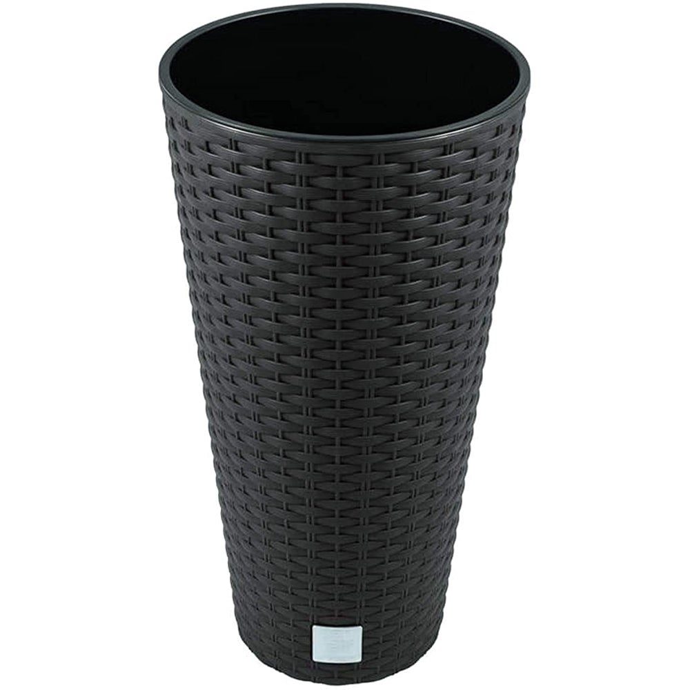 Maceta Mod. Lofly Railing 400 - Vaso Per Ringhiera In Antracite, 39,5x27x25 Cm, Per Balcone E Terrazzo - 2
