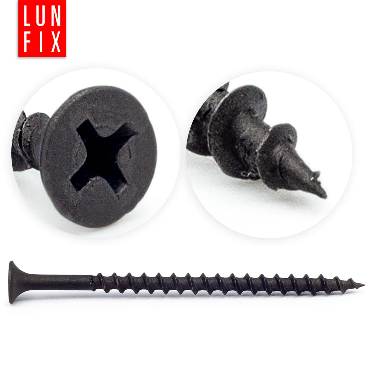 Wkręty do kartongipsu do drewna 3,5x64mm 500szt. - 3