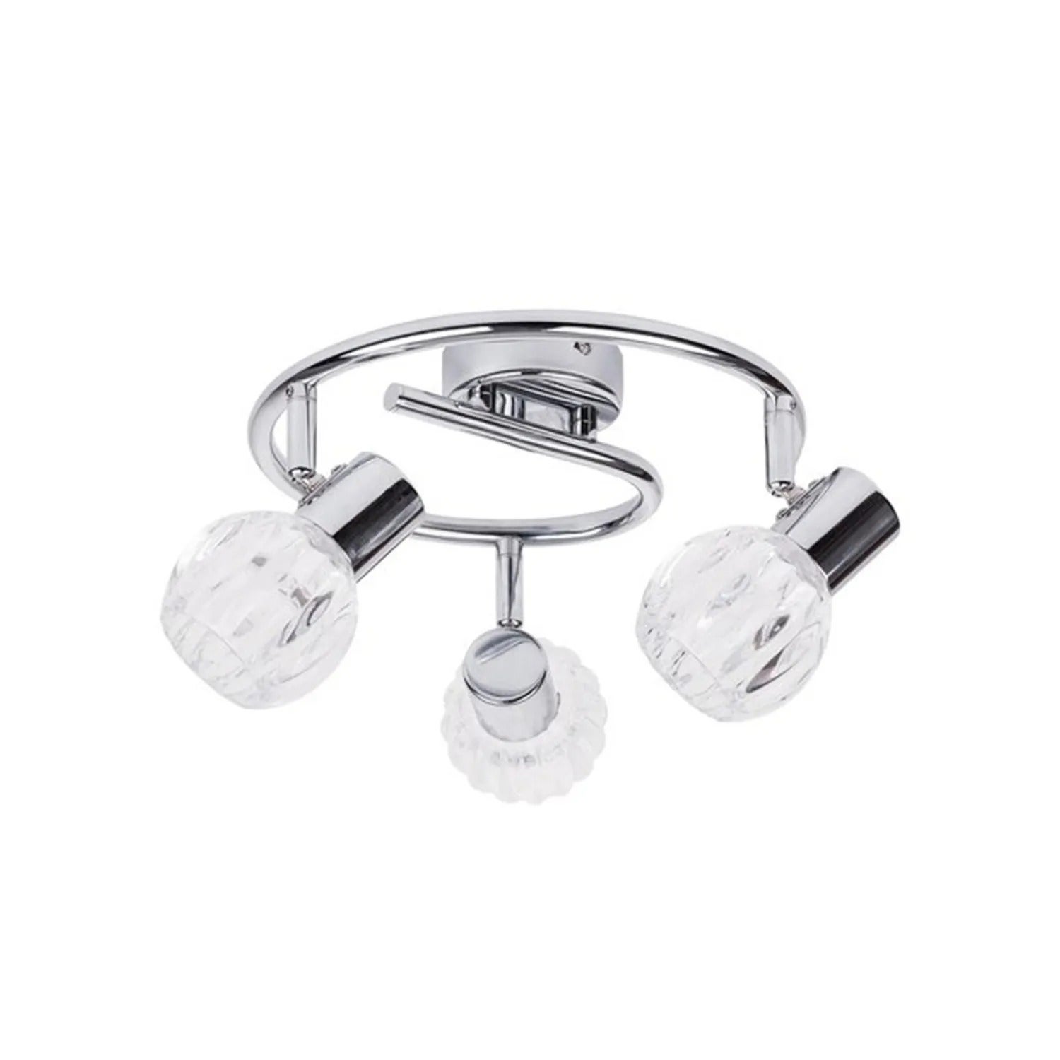 Lampa sufitowa Lauren chromowana 3xE14x40W metal wym:19x25x25cm IP20 Rabalux