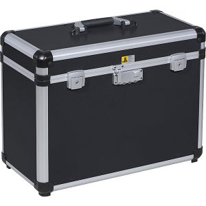 Valigetta In Alluminio 20x20x80 Cm - Per Strumenti, Attrezzi O Oggetti Di Valore, Imbottita E Robusta