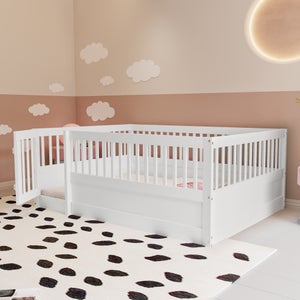 Tour de lit universel en gaze de coton jeanne, Sevira Kids | Okaïdi