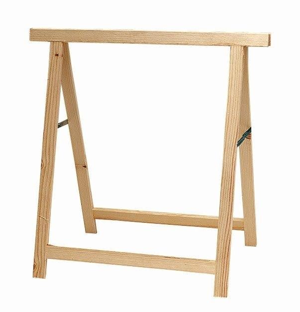 Cavalletto pieghevole in legno - mm.750x400x750 - 3