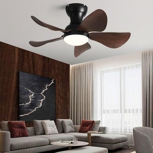 Ventilateur De Plafond Avec Lumière, 3 Températures De Couleur, Minuterie, 6 Vitesses De Vent Plafonnier Avec Telecommande 76 Cm 95588210