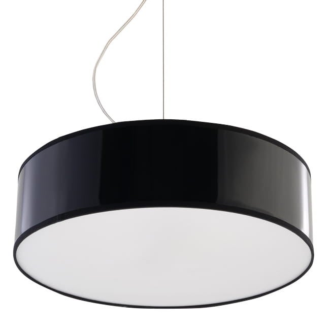 Lampa sufitowa wisząca Arena czarna 2xE27x60W wym: 80 x 35 x 35 cm tworzywo sztuczne Sollux Lighting