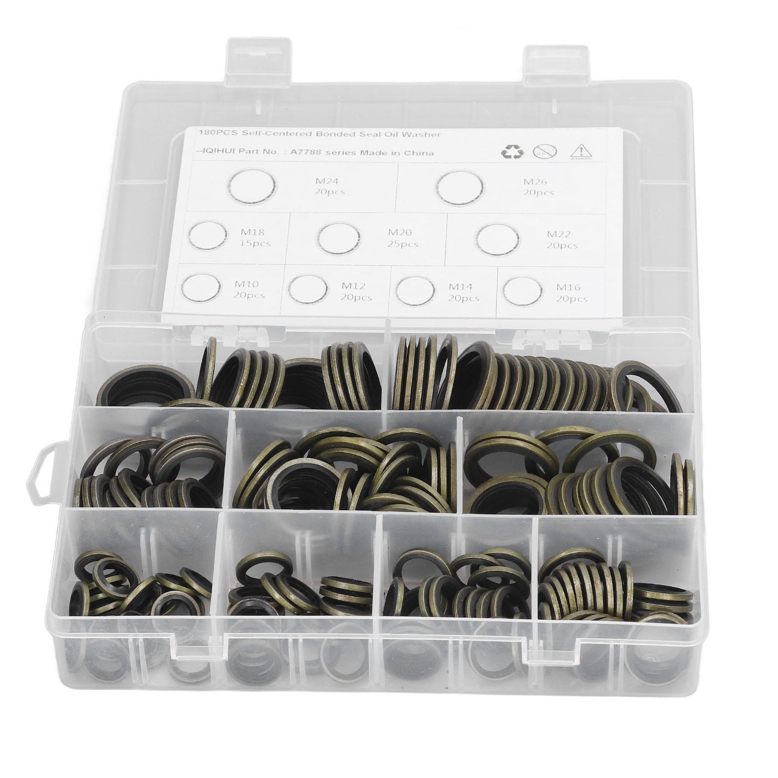 Kit Di Assortimento Di Rondella Dell'olio Con Sigillo ... - Alibaba - Foto 8