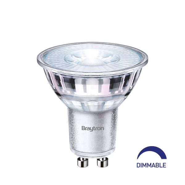 Lot De 10 Ampoules LED GU10 5W (Équivalent 50W) 6500K Blanc Froid - Marque BRAYTRON